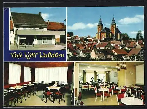 AK Walldürn /Odw., Café Käth, Inh. Robert Leiblein