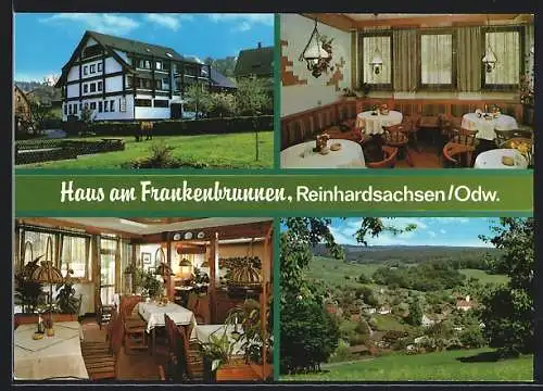 AK Reinhardsachsen /Odw., Ferienhotel Haus am Frankenbrunnen, Bes. Fam. Berberich