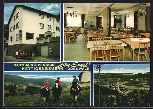 AK Hettigenbeuern i. Odw., Gasthaus und Pension Zum Engel, Bes. Hugo Baumann