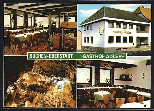 AK Buchen-Eberstadt / Odw., Gasthof Adler, Bes. Reinhold Krämer