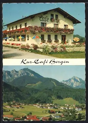 AK Bergen / Chiemgau, Am Kur-Café Dangl