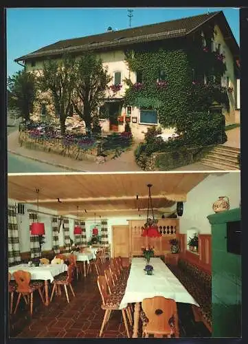 AK Amerang /Chiemgau, Gasthof-Pension Palm, Wasserburger Strasse 1ss