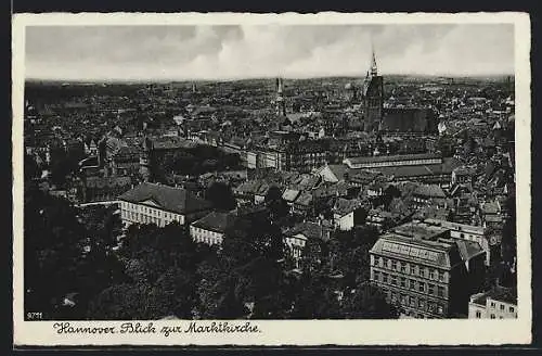 AK Hannover, Blick zur Marktkirche