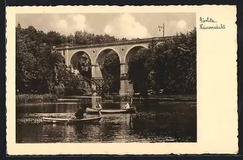 AK Görlitz, Ansicht von Neisseviadukt