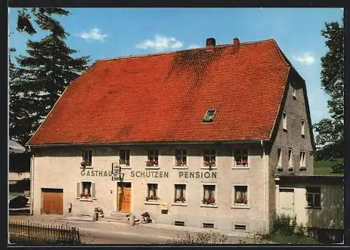 AK St. Georgen-Sommerau / Schwarzwald, Gasthaus Schützen, Bes. Paul Rombach