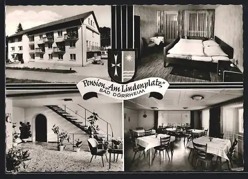 AK Bad Dürrheim /Schwarzwald, Pension Am Lindenplatz, Inh. H. Faller