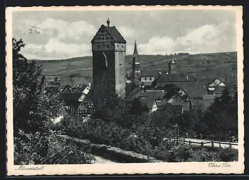 AK Münnerstadt, Blick auf das Obere Tor