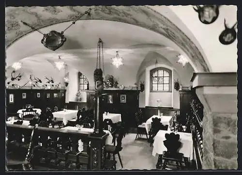 AK Bad Kissingen, Weinrestaurant Ratskeller im Neuen Rathaus