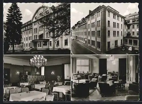 AK Bad Kissingen, Saale-Sanatorium der Bundesversicherungsanstalt für Anegstellte, Kurhausstr. 20