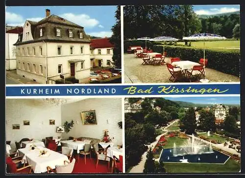 AK Bad Kissingen, Kurheim Nordland, Bes. Lotte Fredrichs, Theresienstrasse 6