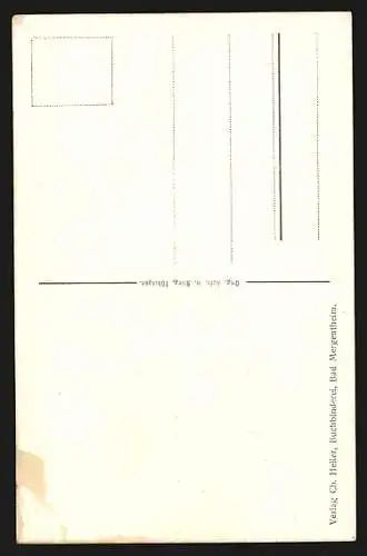 AK Bad Mergentheim, Ansicht vom Schloss