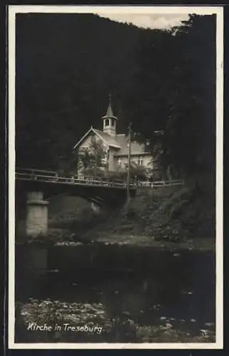 AK Treseburg, Blick zur Kirche