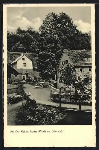 AK Heidersbacher Mühle, Pension Bes. Erich Felzmann