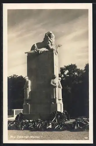 AK Weimar / Thüringen, 94er Denkmal