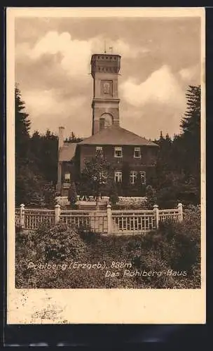 AK Pöhlberg /Erzgeb., Am Pöhlberg-Haus