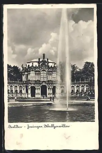 AK Dresden, Wallpavillon im Zwinger