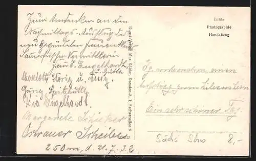 AK Ostrau /Sächs. Schweiz, Höhen-Hotel Ostrauer Scheibe O. Rämisch