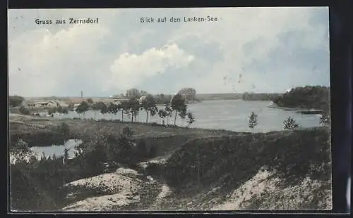 AK Zernsdorf, Blick auf den Lanken-See