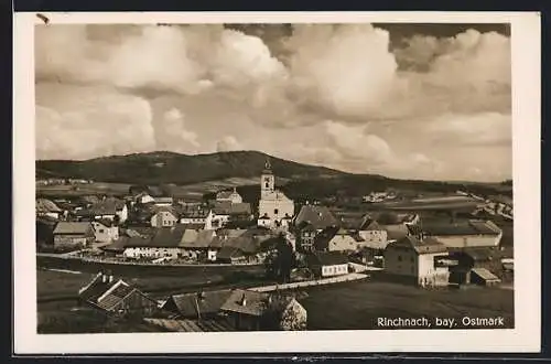 AK Rinchnach, Ansicht aus der Vogelschau