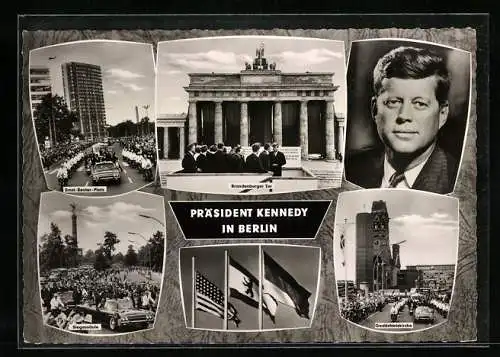 AK Präsident Kennedy in Berlin, Montage