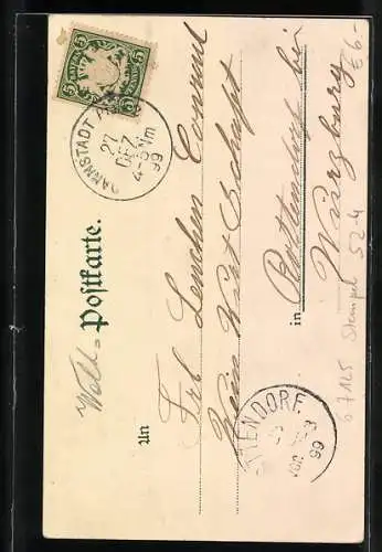 AK Der Glaube, Betendes Mädchen