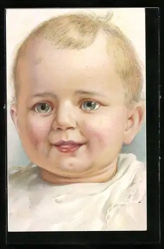 AK Gesicht eines kleinen Kindes