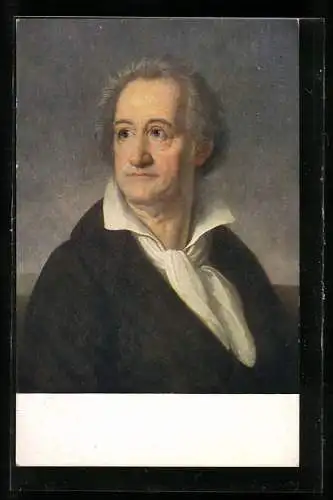 Künstler-AK Goethe in hohem Lebensalter
