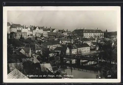 AK Waidhofen an der Thaya, Teilansicht am Fluss