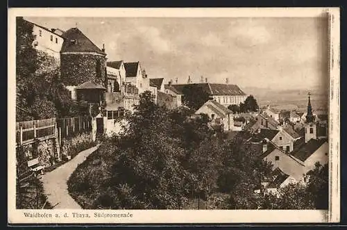 AK Waidhofen an der Thaya, an der Südpromenade