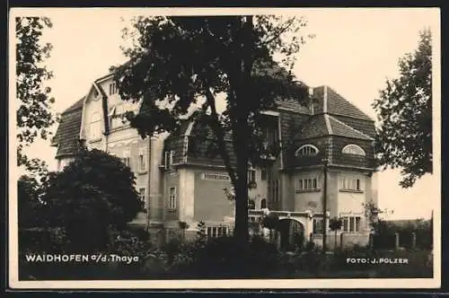 AK Waidhofen a. d. Thaya, Partie am Studentenheim