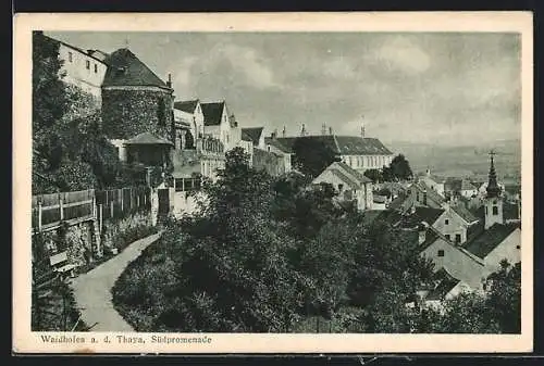 AK Waidhofen an der Thaya, an der Südpromenade