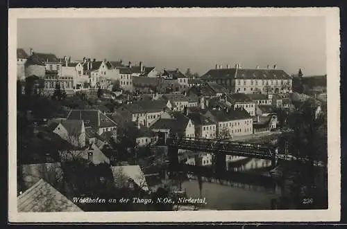 AK Waidhofen an der Thaya, Teilansicht am Fluss