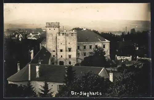 AK Gross-Siegharts, Blick auf das Schloss