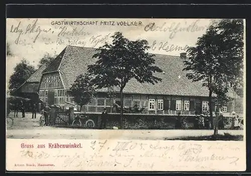 AK Krähenwinkel, Gasthaus Fritz Voelker
