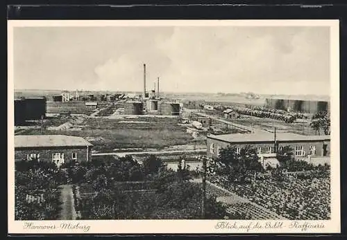 AK Hannover-Misburg, Blick auf die Erdöl-Raffinierie