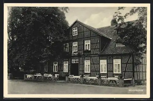 AK Hannover-Burgdorf, Restaurant und Kaffeegarten Moormühle v. Th. Vollmer