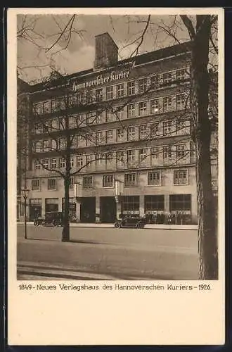 AK Hannover, Neues Verlagshaus des Hannoverschen Kuriers