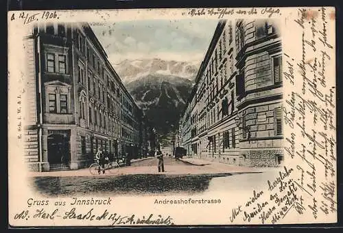 AK Innsbruck, In der Andreashoferstrasse