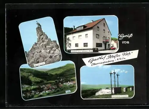 AK Oberriedenberg /Rhön, Gasthof Zum Weissen Ross