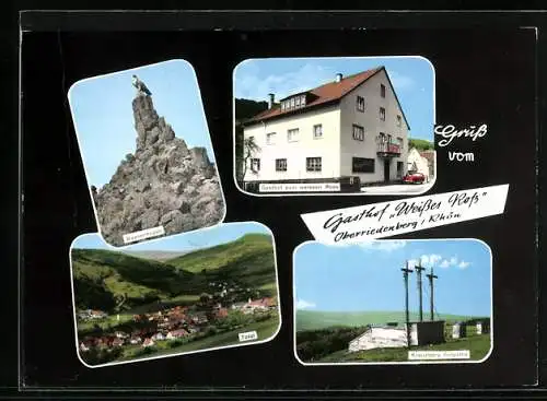 AK Oberriedenberg /Rhön, Gasthof Zum Weissen Ross