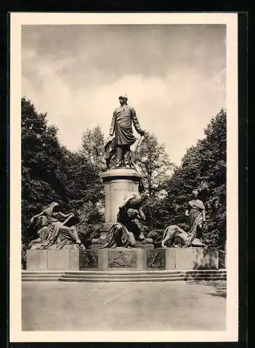 AK Berlin-Tiergarten, Ansicht vom Bismarckdenkmal am Grossen Stern