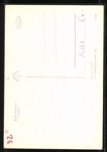 AK Berlin-Pankow, Freibad, Sprungturm