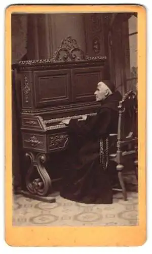 Fotografie Carl Hintner, St. Peter, Peter Singer, Erfinder des Pansymphonikons an selbigem