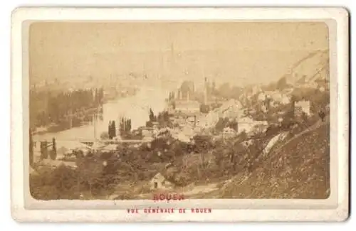 Fotografie Lacombe, Rouen, Ansicht Rouen, vue Generale de Rouen