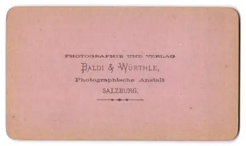 Fotografie Baldi & Würthle, Salzburg, Ansicht Salzburg, Blick von der Festung nach der Stadt