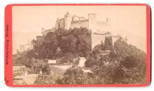 Fotografie Baldi & Würthle, Salzburg, Ansicht Salzburg, Blick nach der Festung Hohen-Salzburg