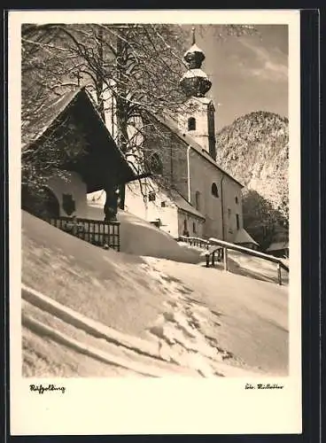 AK Ruhpolding, Kirchenpartie im Winter