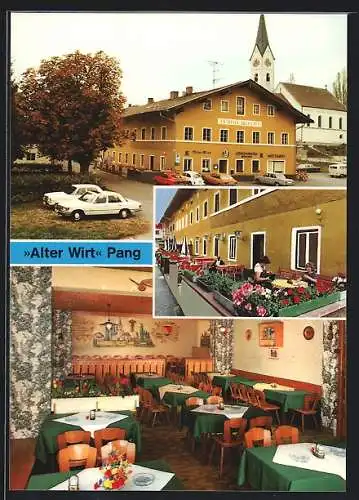 AK Rosenheim-Pang / Obb., Gasthaus Alter Wirt Fam. Pertl, Panger Strasse 25