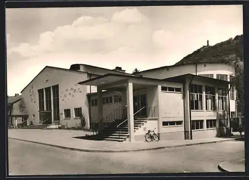 AK Ebingen, Stadtbad, Aussenansicht