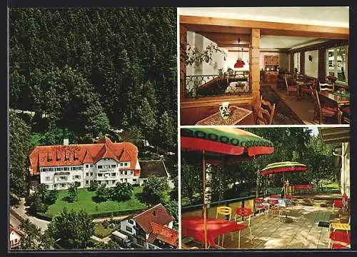 AK Dornstetten-Hallwangen, Hotel-Kurhaus Waldeck